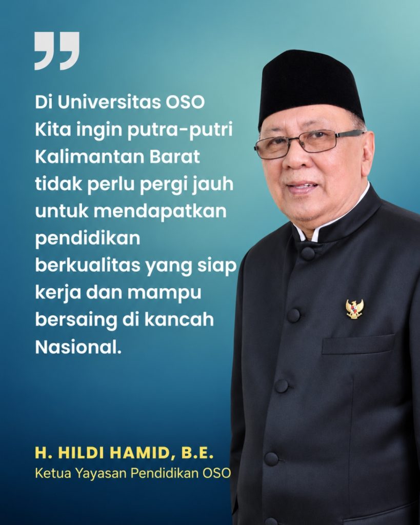 H. Hildi Hamid, Ketua Yayasan Pendidikan OSO